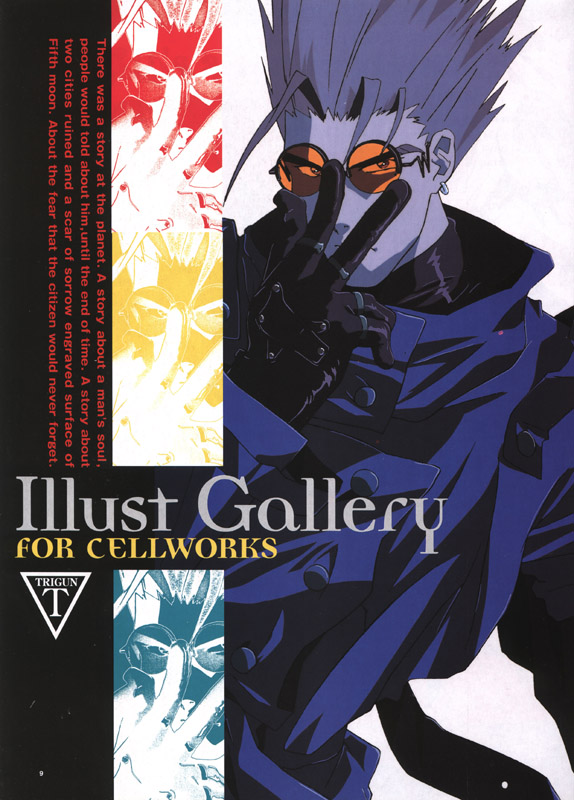 Otaku Gallery  / Art Books / Trigun - Artbook / [DPG]009-Illust Gallery for cellworks.jpg